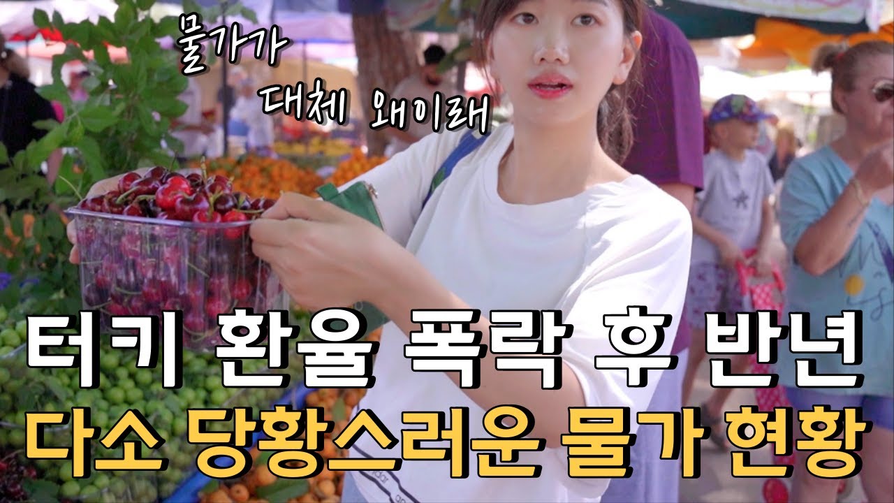 🇹🇷 환율 폭락 후 반년.. 아직도 혼란스러운 터키(튀르키예) 물가 현상황. 물가 파악 영상 찍다가 중도 포기해버림 / 파이어족의  세계여행 [101] 튀르키예 [21]