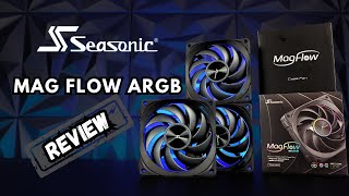 Jetzt mit RGB, Leistung und Optik in einem, die Seasonic Mag Flow ARGB 120mm Lüfter im Review