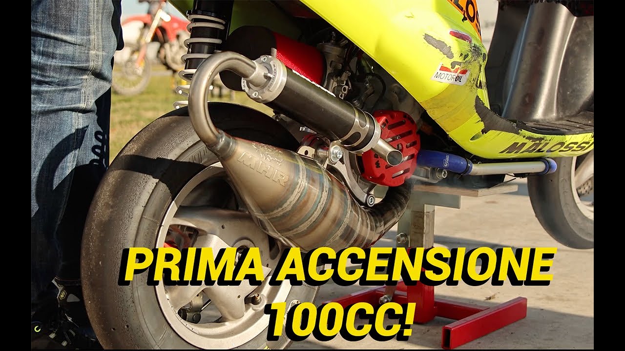 100CC MALOSSI PRIMA ACCENSIONE!🔥