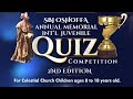 30th May 2026 | Rev . SBJ Oshoffa Memorial Bible Quiz Competition |