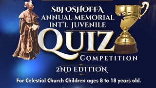 30th May 2026 | Rev . SBJ Oshoffa Memorial Bible Quiz Competition |