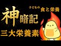 【保育士試験2025後期】子どもの食と栄養 聞き流し一問一答 【三大栄養素】