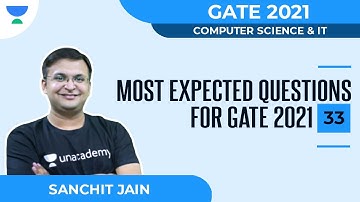Most Expected question for GATE-2021 Part-33 | CS & IT | Sanchit Jain