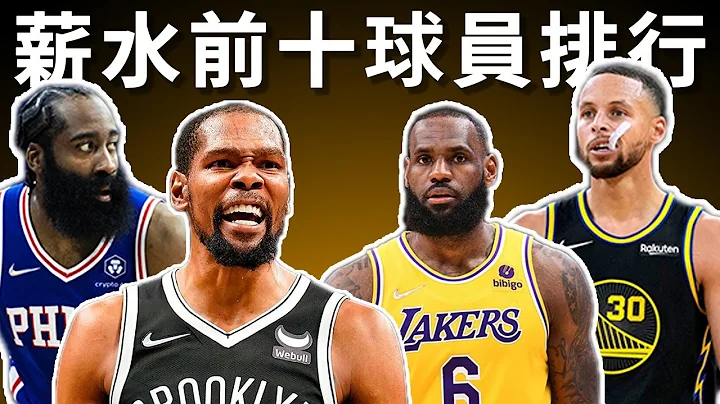 NBA薪水最多的10名球員，LeBron只能排到第三，第一名你絕對想不到！#nba #籃球 #lebronjames #stephencurry #kevindurant #jamesharden - 天天要聞