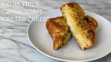 Garlic Toast Grilled Cheese Recipe using Trader Joe