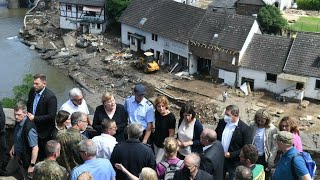 Inondations : au moins 190 morts en Europe, Angela Merkel au chevet des victimes • FRANCE 24