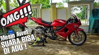 Suara bikin Pangling! Knalpot STD Bobok Ninja RR | Ninja RR Vlog
