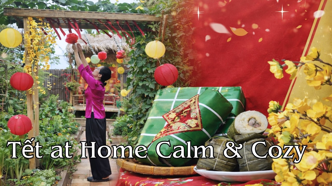 How We Prepared For A Peaceful And Simple Tết With Family - Traditional Cooking And Decorating