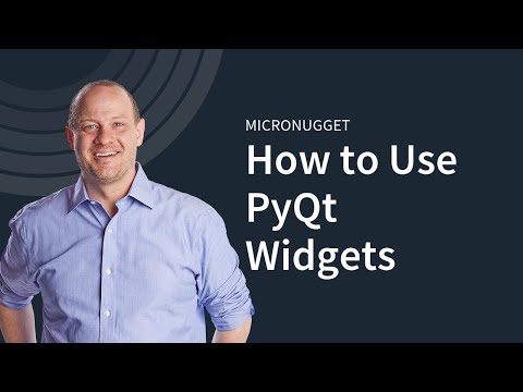 PyQt Basics: Using Widgets
