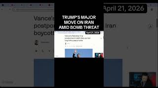 Breaking News: Trump Makes Major Iran Move Ahead of Bomb Warnings