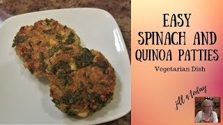 Spinach and Quinoa Patties | Vegetarian