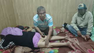 Massage paha mulus pengapuran pada lutut