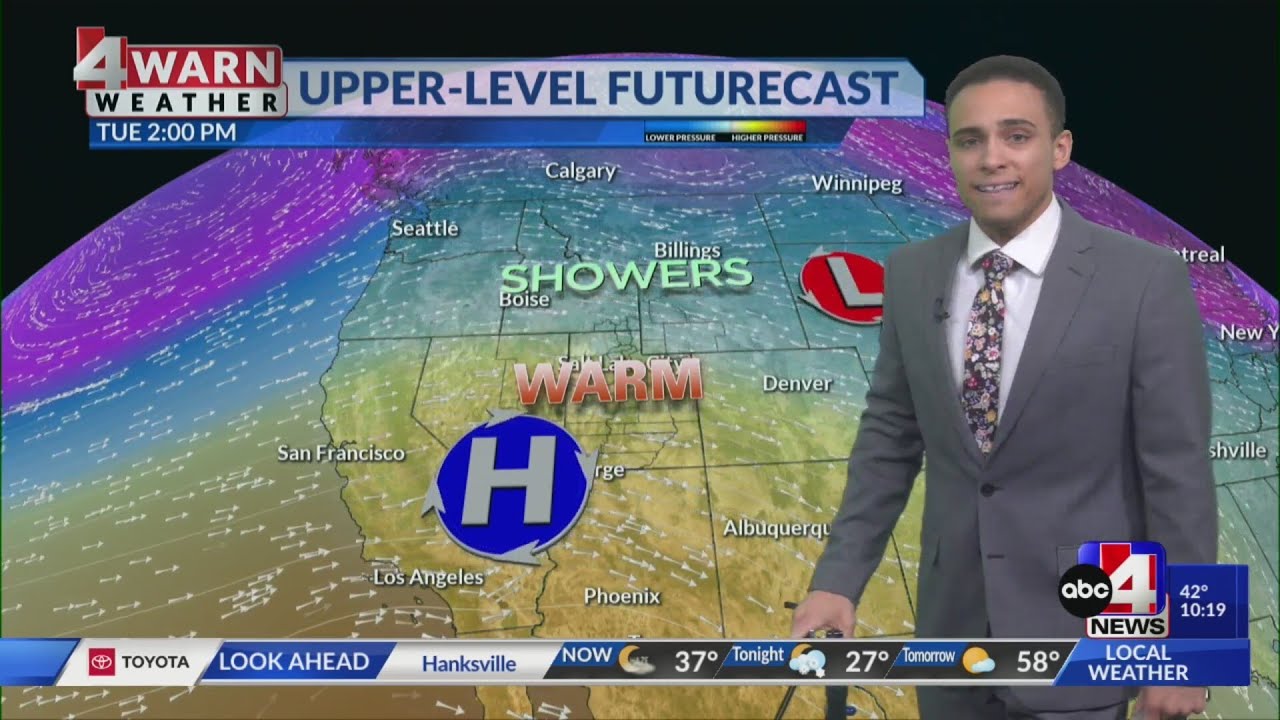 4Warn Weather: Temperatures are back on a warming trend - YouTube