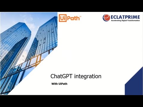 UiPath know-how: Integration with ChatGPT - YouTube
