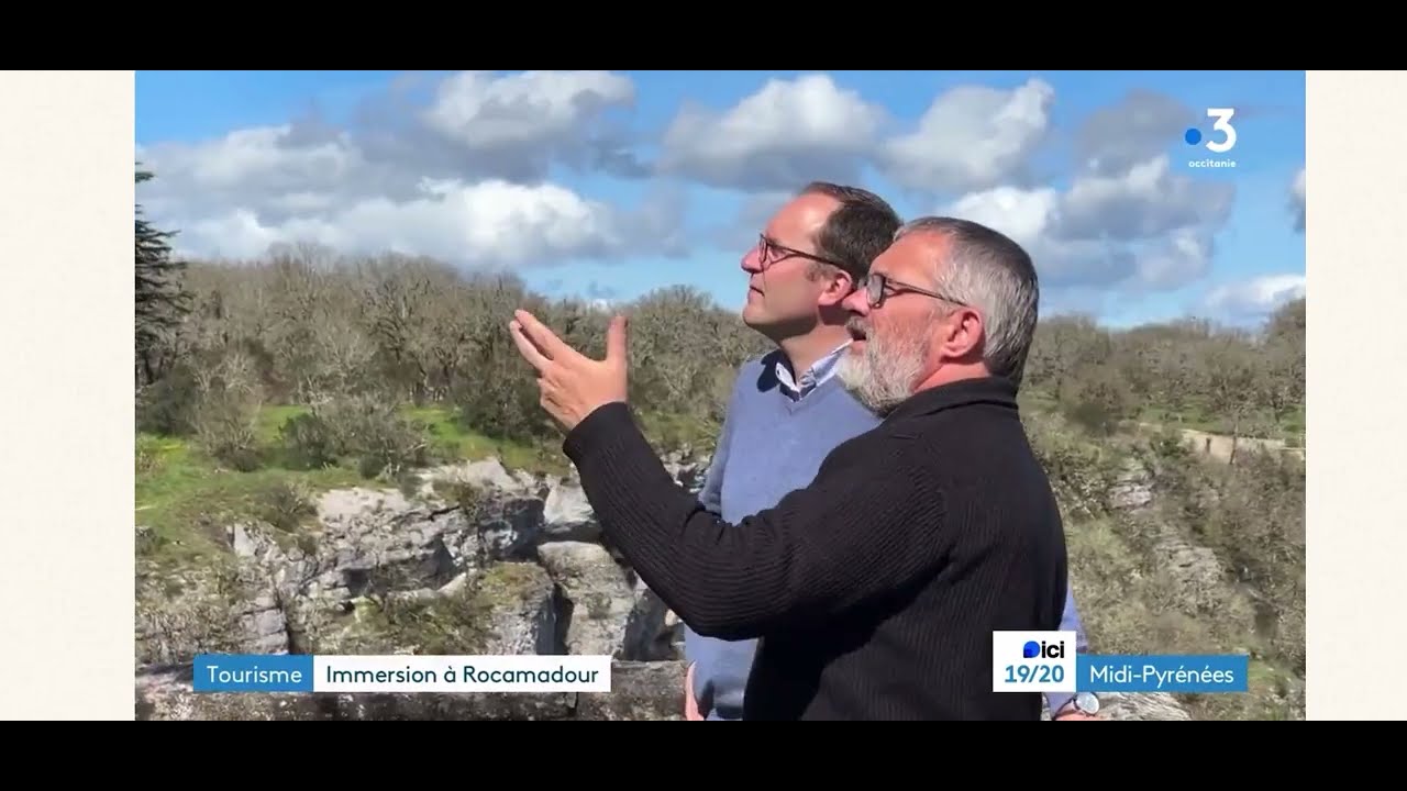 France 3 : La visite à 360° du Sanctuaire de Rocamadour... depuis chez vous !