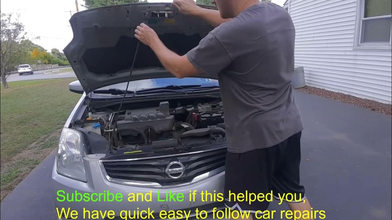 How to Open the Hood on a Nissan Sentra (2012 shown) 2013, 2014, 2015