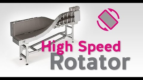 Ryson Rotating Conveyor |  High Speed Rotator | Twisting Conveyor