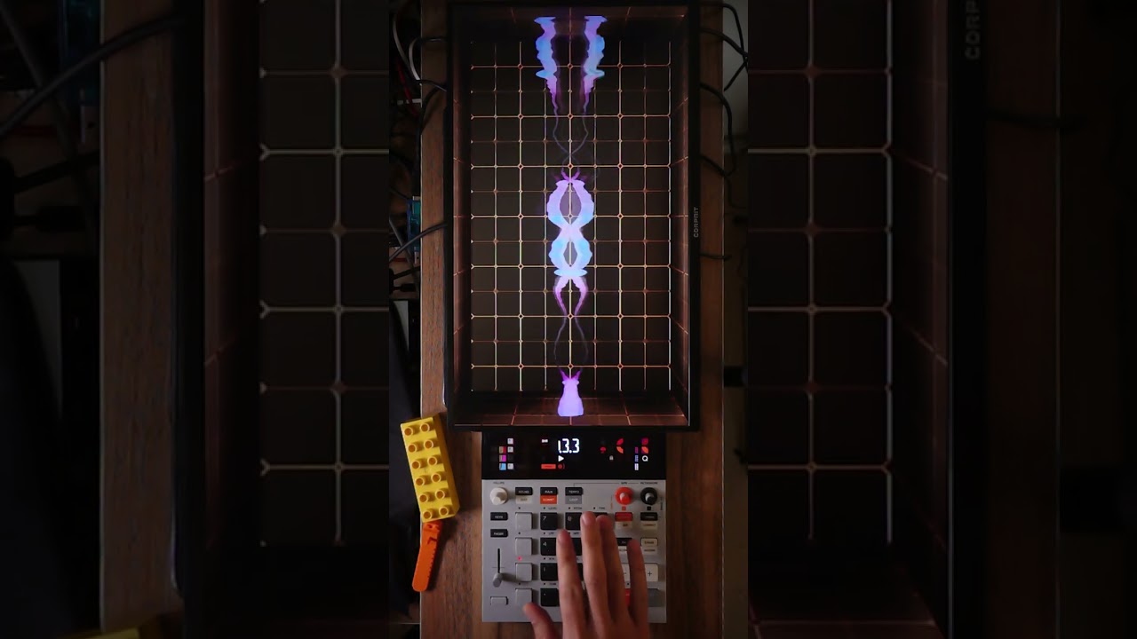 EP-133 jam session but make it Unreal 🎚🔥#UnrealEngineReels #MusicVis #CreativeStudio #KOIIBeats