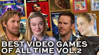 33 stars (Ryan Gosling, Guillermo Del Toro, Emma Stone) pick their favorite video games of all time