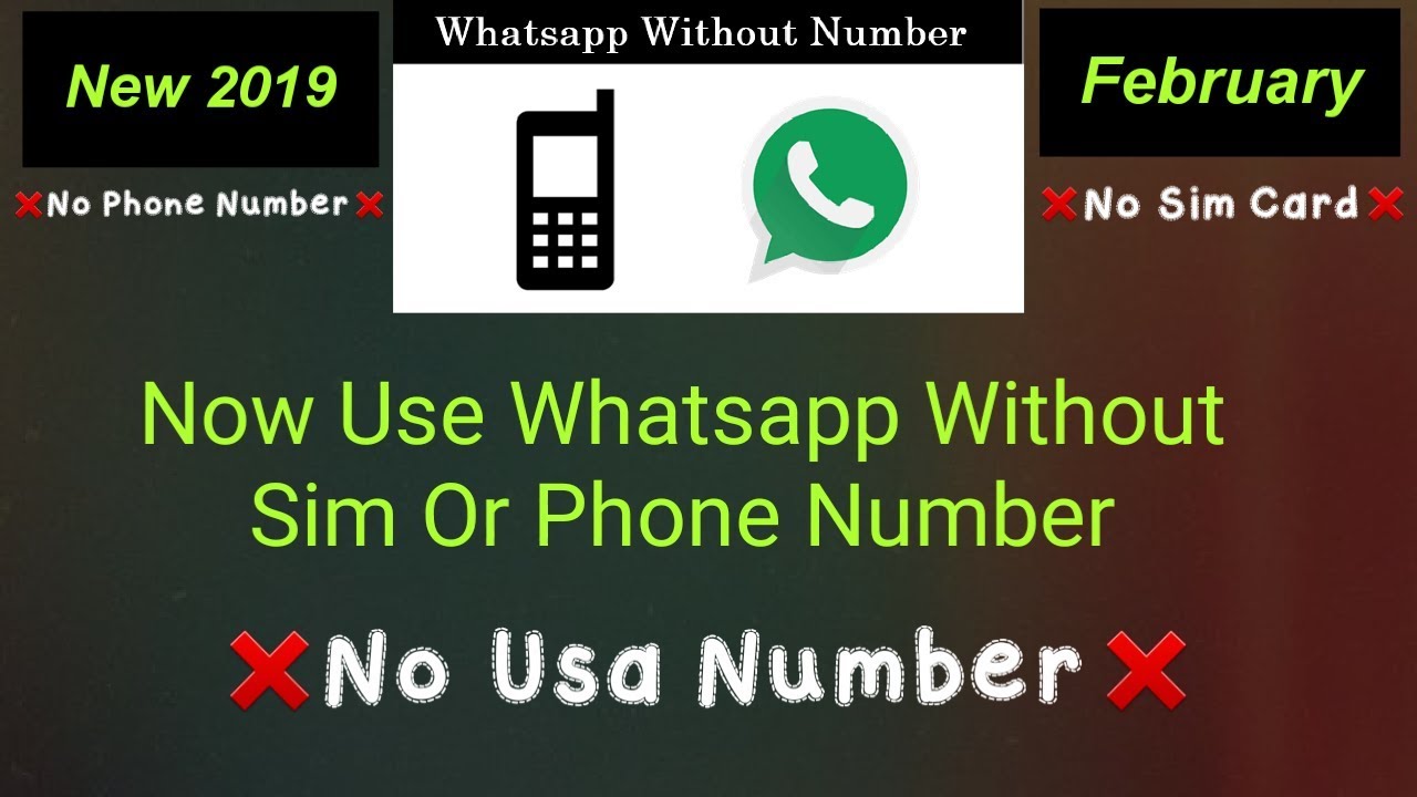 Whatsapp sim usa