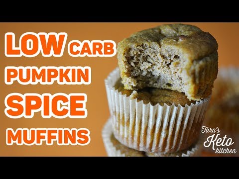 Keto Pumpkin Spice Muffins (3 Net Carbs per muffin) | by Tara's Keto Kitchen