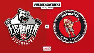 Pressekonferenz 45. Spieltag | Eisbären Regensburg - Eispiraten Crimmitschau