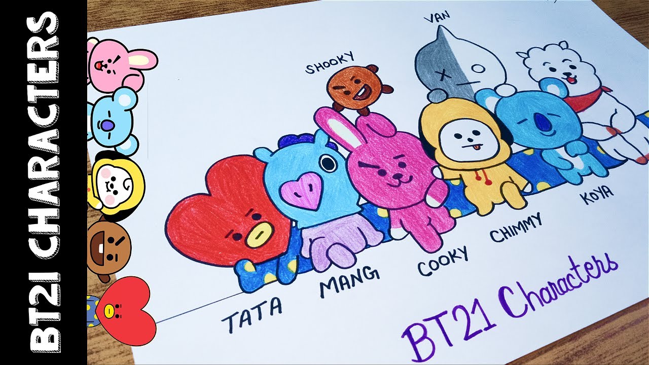 Characters bt21 OFFICIAL BT21