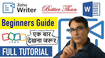 MS Word को भूल जाओगे | How to Use Zoho Writer for Free Like MS Word | Full Step by Step Guide