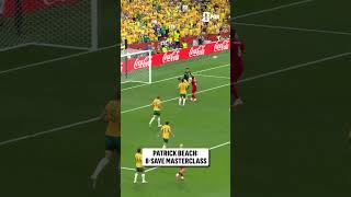 Patrick Beach broke the Australian record for saves in a FIFA World Cup match