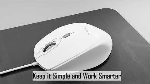 UCROCKET Button Optical USB Wired Mouse (White)