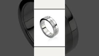 Fred Bennett Two Tone Spinning Band Ring Brushed and Polished R2511