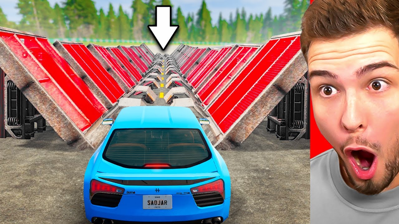 AUTOS vs. UNMÖGLICHER PARKOUR in BeamNG