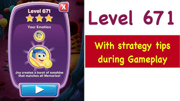 Inside Out Thought Bubbles - Level 671 - Tips and Strategy Gameplay Walkthrough No Boosters