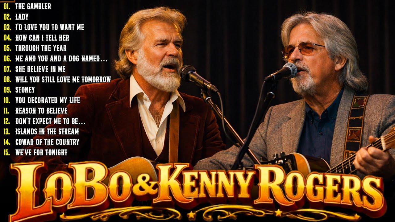 Kenny Rogers & Lobo Nonstop Songs Greatest Hits Full Album 🔥 Classic Love Songs 70s 80s 90s