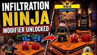 LEGO Batman Legacy of the Dark Knight INFILTRATION NINJA MODIFIER UNLOCKED SECRET PUZZLE RED BRICK screenshot 4