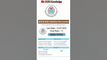 Jammu And Kashmir Vacancy 2025 Jammu Kashmir Jobs Job Sarkarunaukari Jobsearch Exam Vacancy 