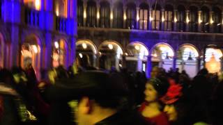Night Life In Venice Italy During Carnival