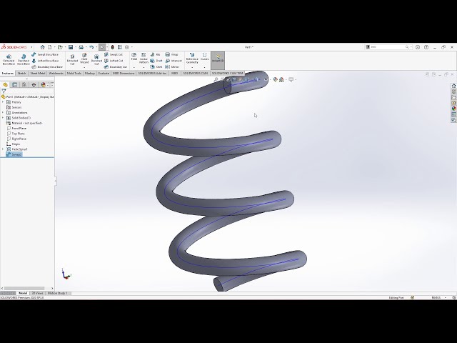 Solidworks 2020 3D sketches tutorial for beginners - YouTube