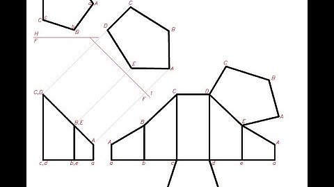 Desarrollo de prisma recto truncado