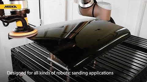 Electric sanding head for all robotic sanding applications - Mirka® AIROS