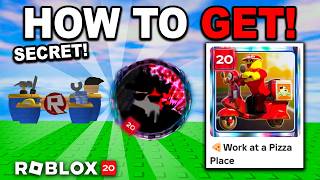 How to get WORK AT A PIZZA PLACE SECRET ITEM!! | The Hunt 20 Roblox
