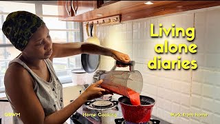 Joys of Living Alone 🌱: Home cooking, Work from home, Days in My Life in Nigeria  screenshot 3