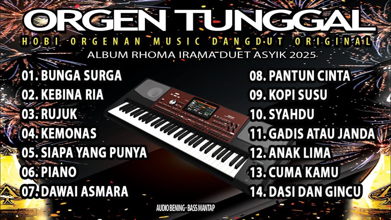 ALBUM DANGDUT RHOMA IRAMA DUET ASYIK VERSI ORGEN TUNGGAL  2025 TERBARU BY HOBI ORGENAN JOOSS MANTAP