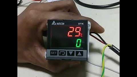 Delta temperature controller settings