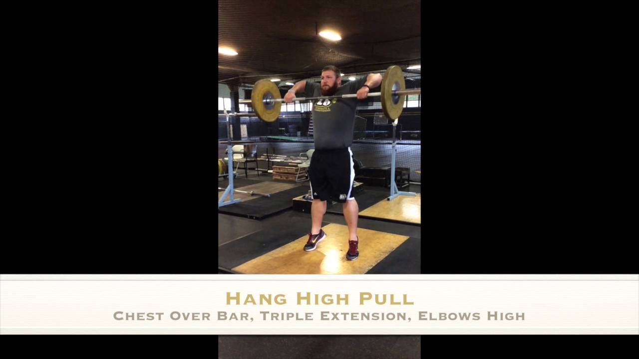 Hang High Pull - YouTube