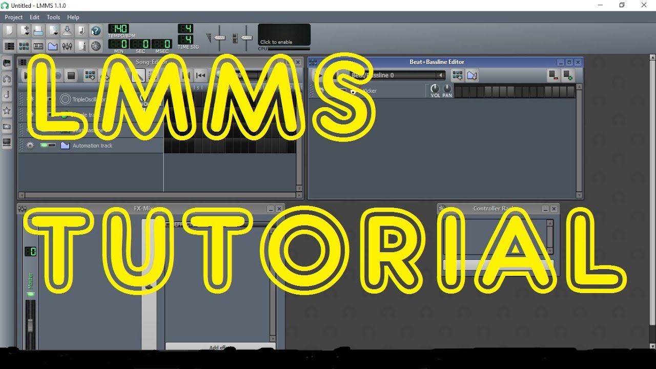 How To Make A Wub Or Dubstep Bass In LMMS - YouTube