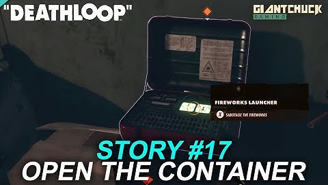 Deathloop - Break The Loop Walktrough 17 - Open The Container (No Commentary)