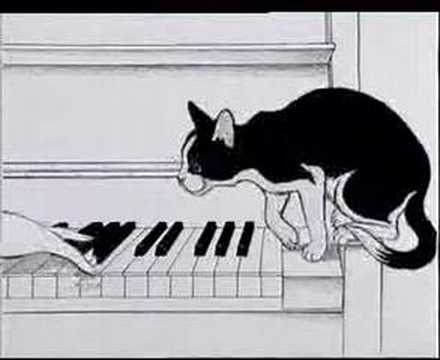 Felix playing the piano