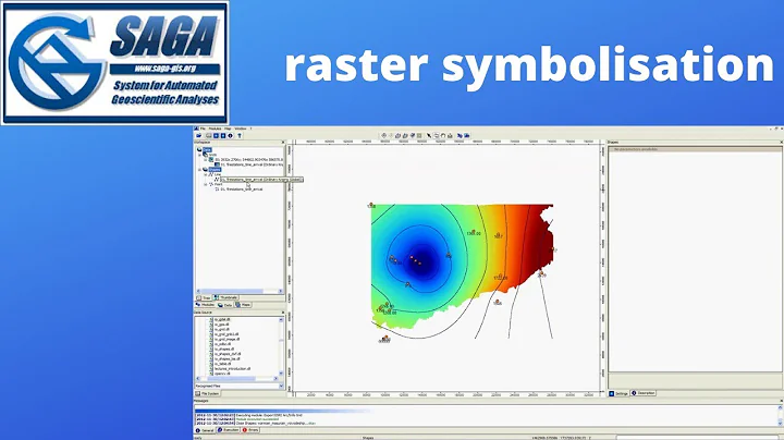 SAGA GIS: symbolising raster