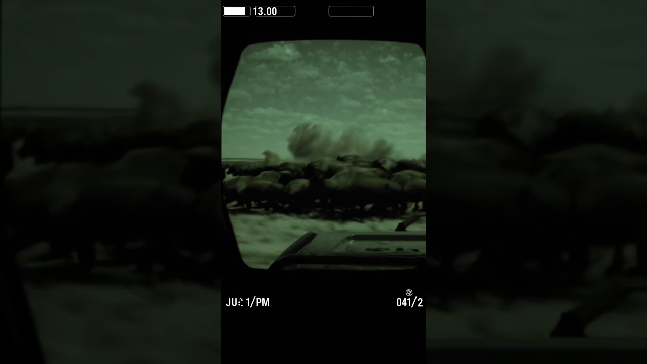 Jeep Narrowly Escapes Stampeding Bison Herd 🚙💨🐃